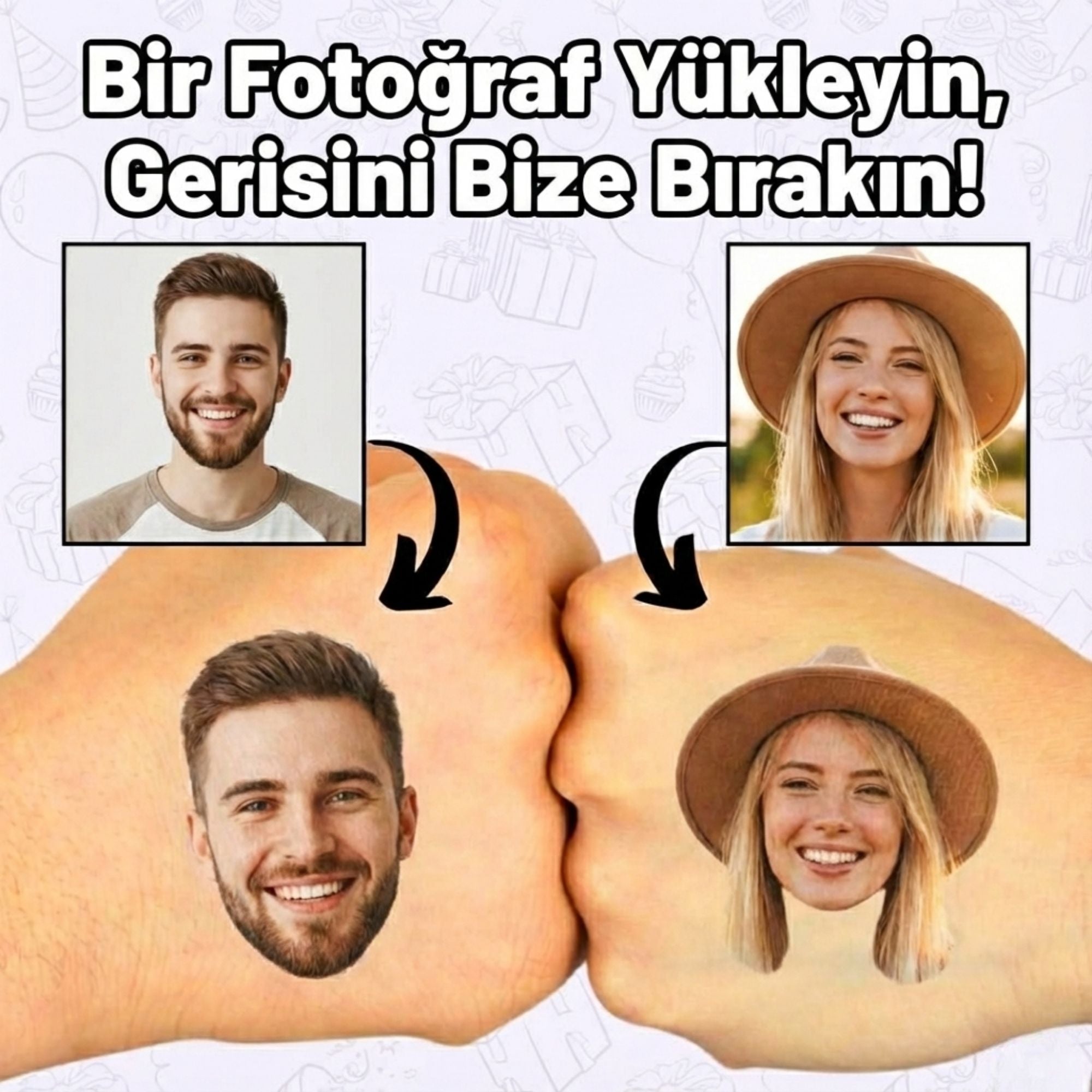 Kenan Yıldız Geçici Dövmesi | Türkiye Milli Takım Taraftar Tasarımı